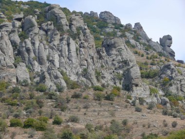 Demirci Yayla. Hayaletler Vadisi. Crimea. Ukrayna