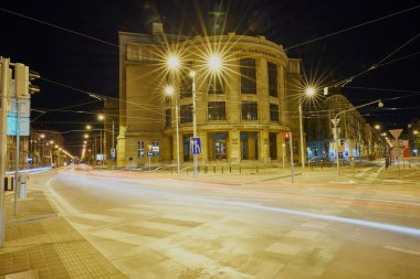                               Bratialava gece, Slovakya