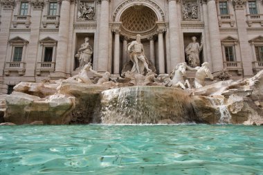 trevi Fountain Roma, İtalya 'da
