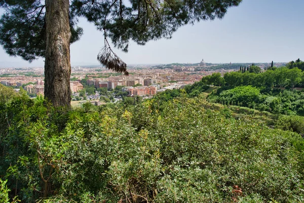 Rome view from mountain, Italy