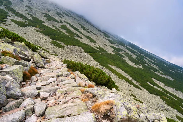 Rocky path in High Tatras, Slovakia