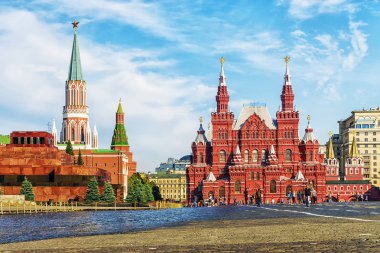 Moskova Kızıl meydan. Rusya