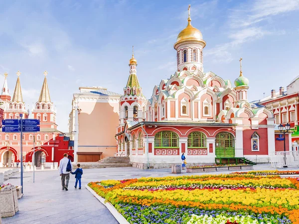 Cathedral Kazan Icon Mother God Red Square — Stock Photo, Image