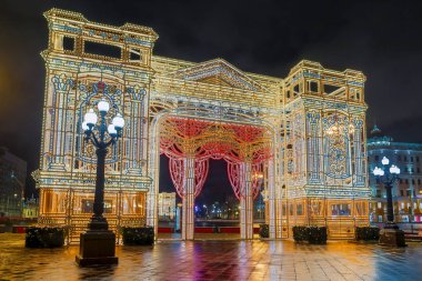 Noel Moskova'da. Moskova'da Puşkin Meydanı