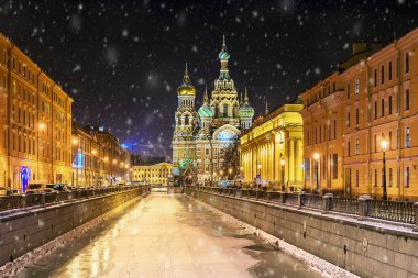 Kilise st. Petersburg dökülmüş kan üzerinde Savior
