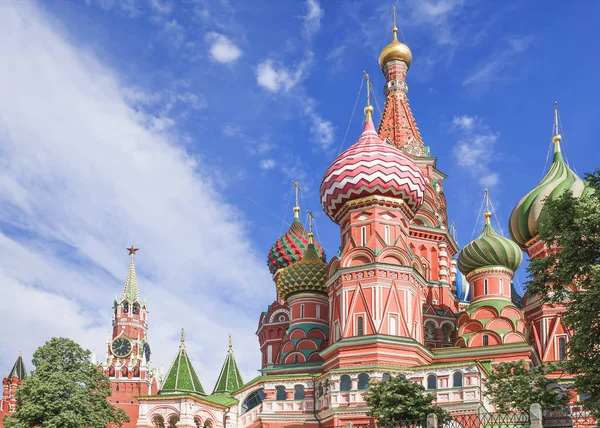 Aziz Basil Katedrali Kızıl Meydanı Moskova — Stok fotoğraf