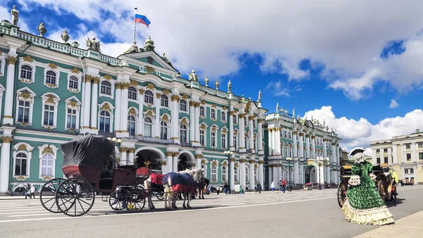 Ερμιτάζ Στην Αγία Πετρούπολη Ρωσία — Φωτογραφία Αρχείου
