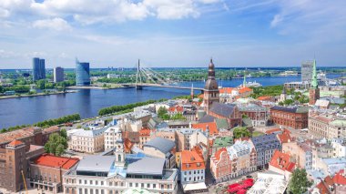 Riga, Letonya. Panoramik, Riga