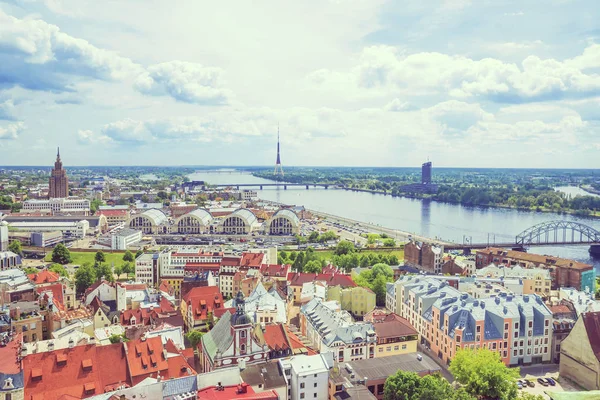 Riga Letonia Vista Panorámica Riga —  Fotos de Stock