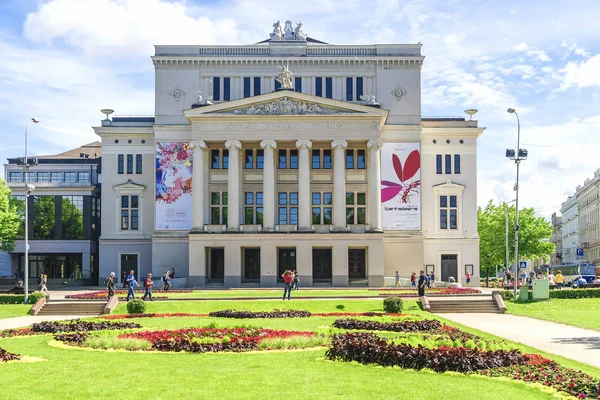 Ρίγα Λετονία Ιούλιος 2017 Εθνική Όπερα Λετονίας Και Μπαλέτο Στη — Φωτογραφία Αρχείου