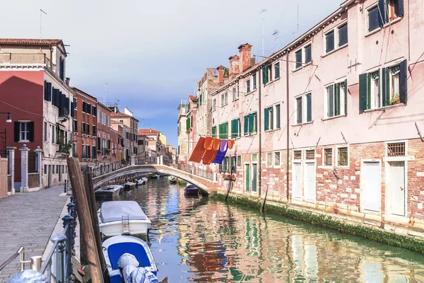 Venice, Italy. The widest street in Venice is Garibaldi — Stock Photo, Image