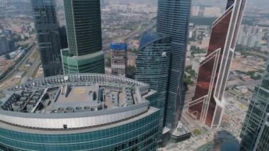 Moskova 'da hava fotoğrafçılığı: Moskova Uluslararası İş Merkezi 