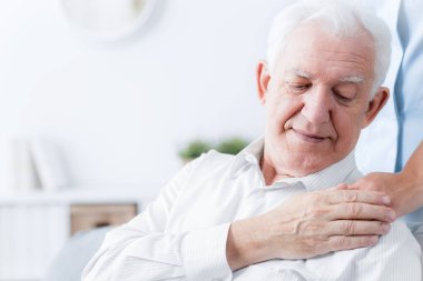 Komuta sizde dostu caregiver kontrolden dokunmadan Close-up