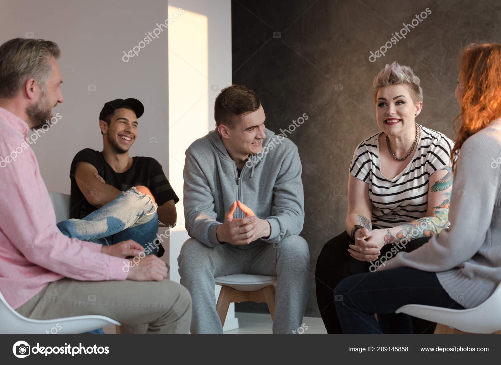 Behavioral Problems In Youths Are >> Teenagers Laughing Group Counseling Session Youth Emotional Behavioral Problems In Youths Are >> Teenagers Laughing Group Counseling Session Youth Emotional
