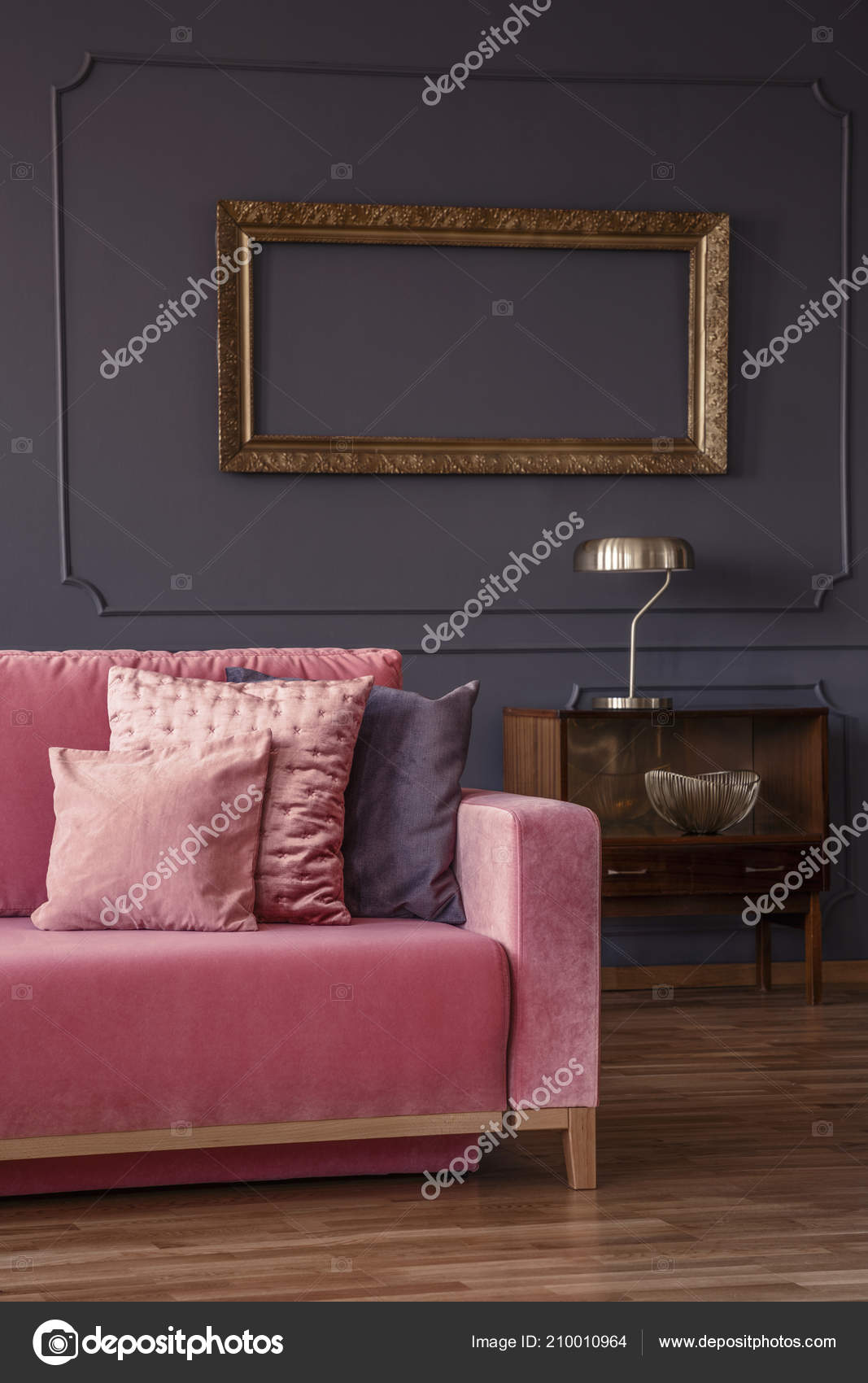 Pink cheap sofa next