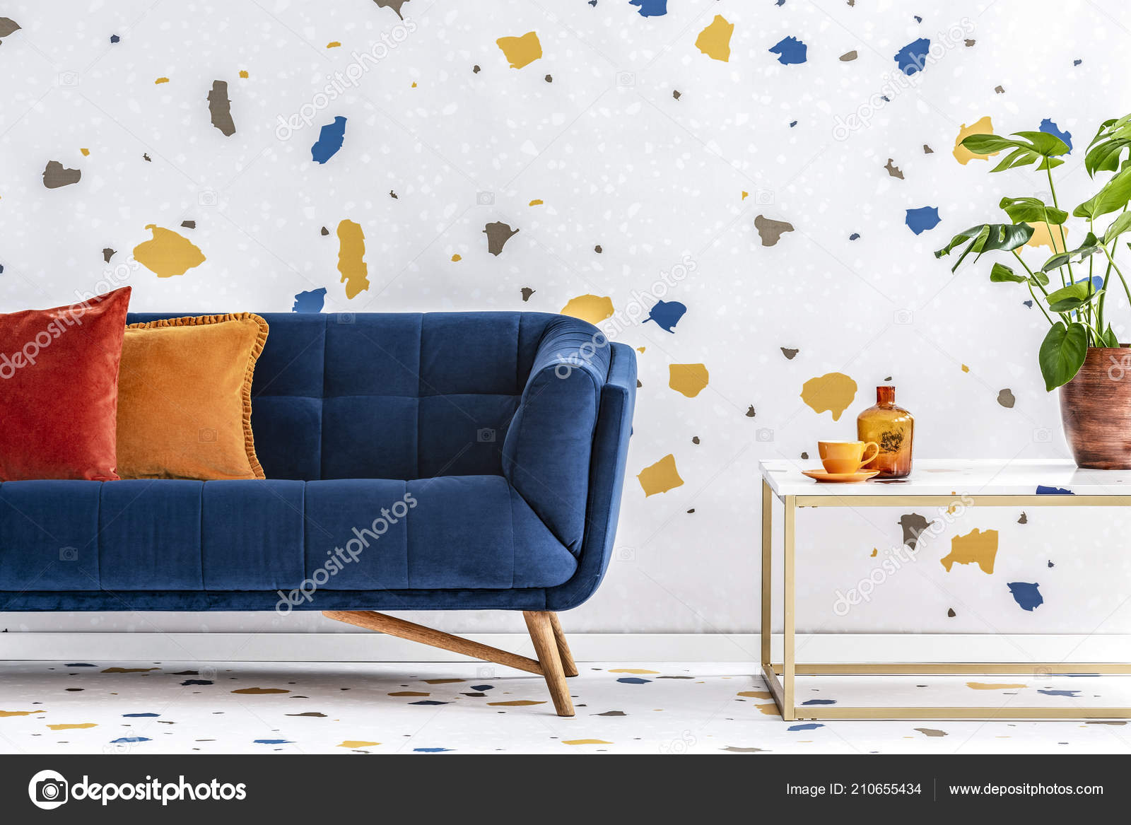 pillows for blue sofa