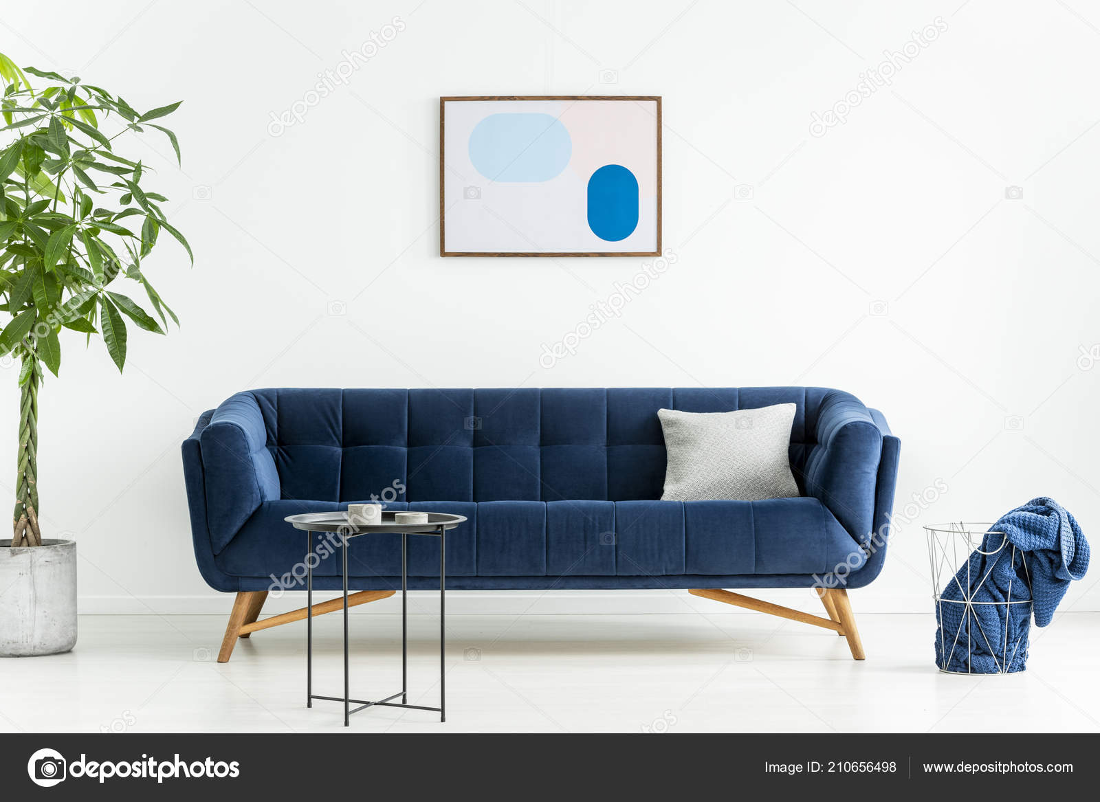cushions with blue sofa
