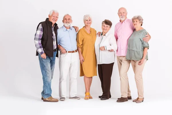 Senior people together — Stock Photo, Image