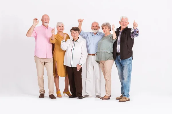 Positive senior people — Stock Photo, Image