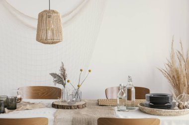 Rustik tyle masada Dekorasyon