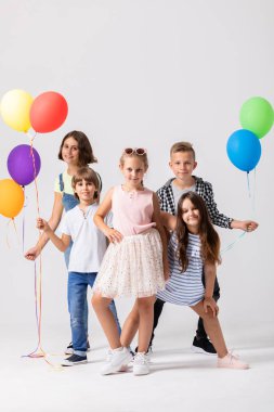 Partideki çocuklar.