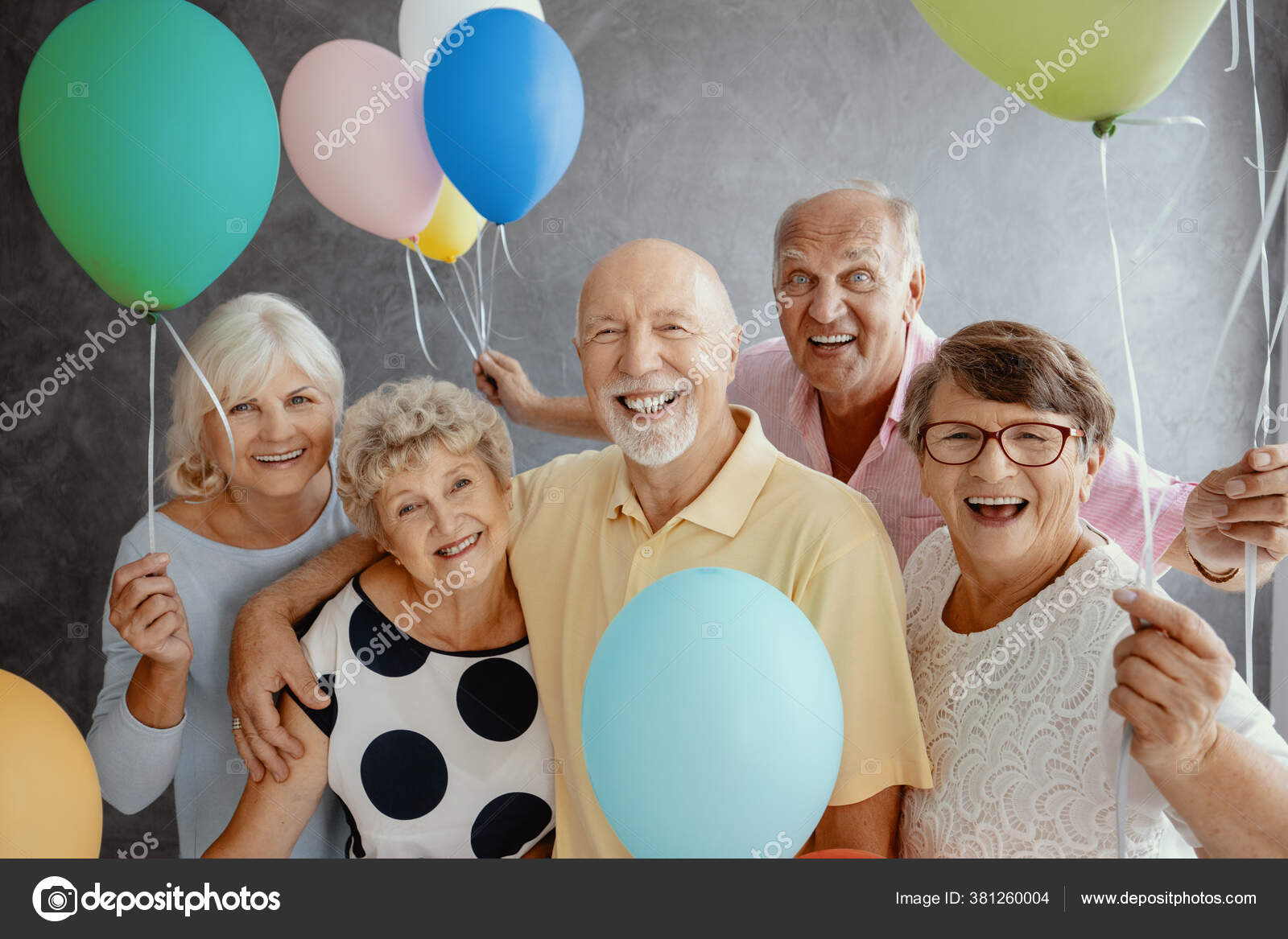 happy senior party