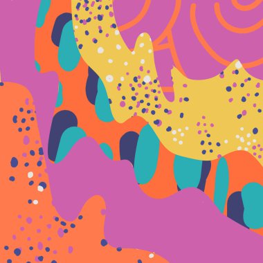 soyut renkli desen, vektör illüstrasyonu