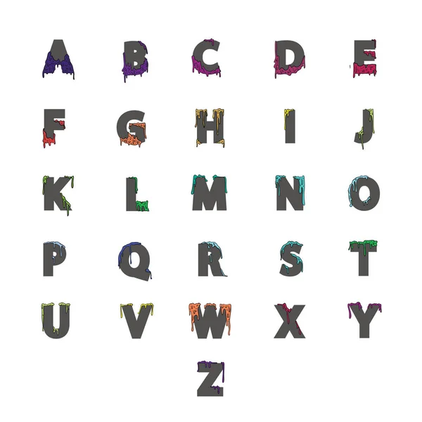 Alphabet Style Simple — Image vectorielle