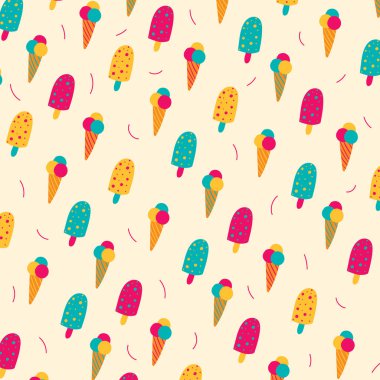 Yaz Poster, vektör çizim