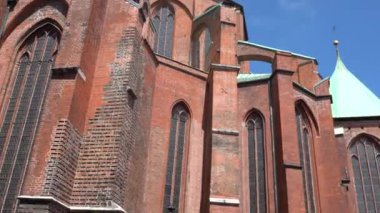 Luebeck, Marienkirche manzarası.
