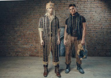 Tasarımcı Vladislav Aksenov'un moda koleksiyonu, 2015, Rusya