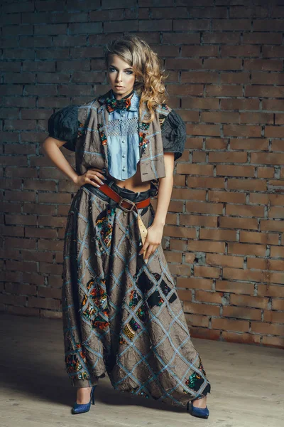 Modekollektion des Designers Wladislaw Aksenow, 2015, Russland — Stockfoto