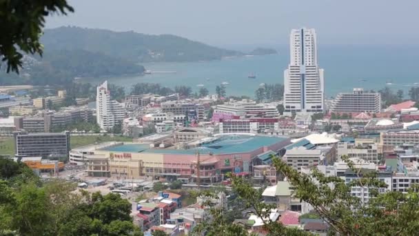 Tajlandia, Phuket, Patong City, Andaman i inne Hotele, 2018 — Wideo stockowe