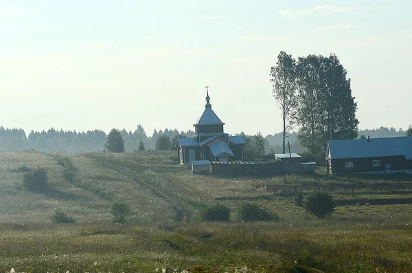 Vacker Sommar Fältet Landskap — Stockfoto