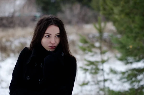 Bella Ragazza Nel Parco — Foto Stock