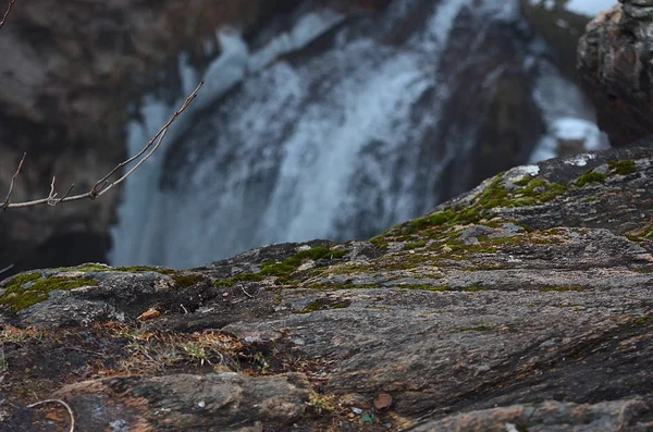 Bela Água Montanha Inverno — Fotografia de Stock