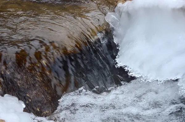 Beautiful Winter Mountain Water — Stock Photo, Image