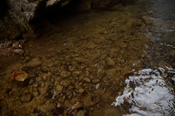 Hermoso Invierno Montaña Agua — Foto de Stock