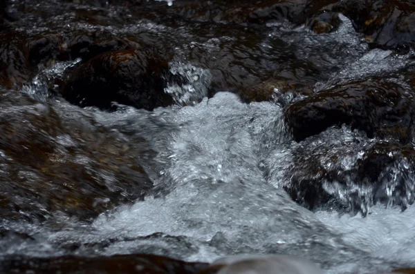 Bela Água Montanha Inverno — Fotografia de Stock