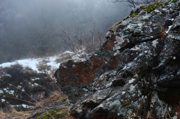 美しい冬の山の自然 — ストック写真