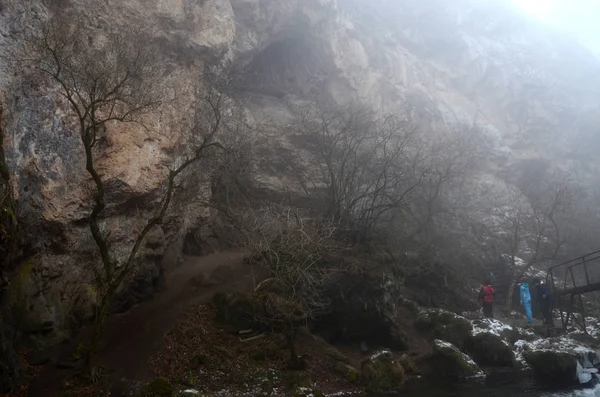 Bela Natureza Montanha Inverno — Fotografia de Stock