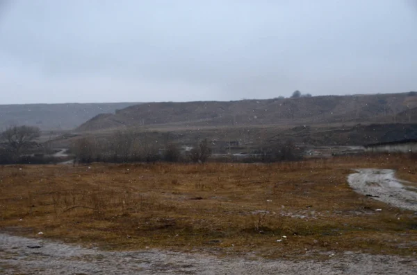 Mooie Winter Bergnatuur — Stockfoto