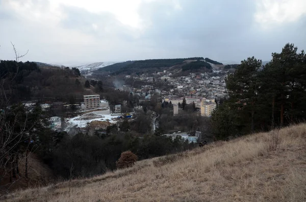 Красивий Гірський Пейзаж Міста — стокове фото