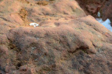 Güzel kış dağ manzarası