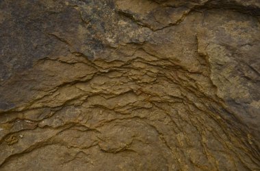 Güzel kış dağ manzarası