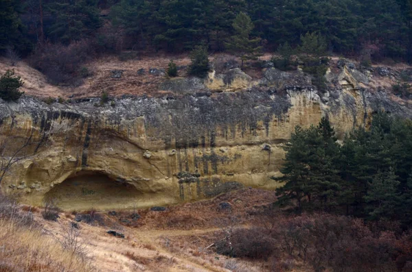 Красивий Зимовий Гірський Пейзаж — стокове фото