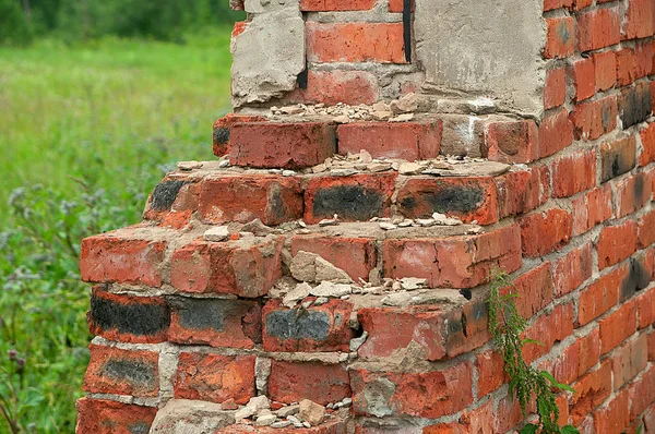 bricks from a destroyed building