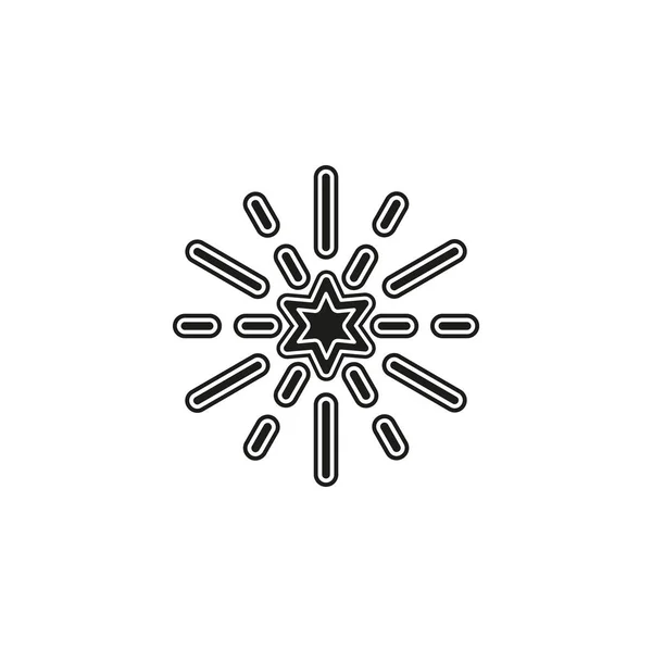 Σύμβολο Διάνυσμα Αστέρι Βαθμολογία Σχήμα Βραβείο Εικονίδιο Επιτυχίας Επίπεδη Εικονογραφία — Διανυσματικό Αρχείο