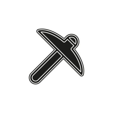 Araç simgesini, çekiç kutsal kişilerin resmi, vektör İnşaat Aracı, onarım donanımları, al. Düz piktogram - basit simgesi