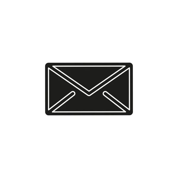 Simple Mail Samostatný Plochý Piktogram Jednoduché Ikony — Stockový vektor